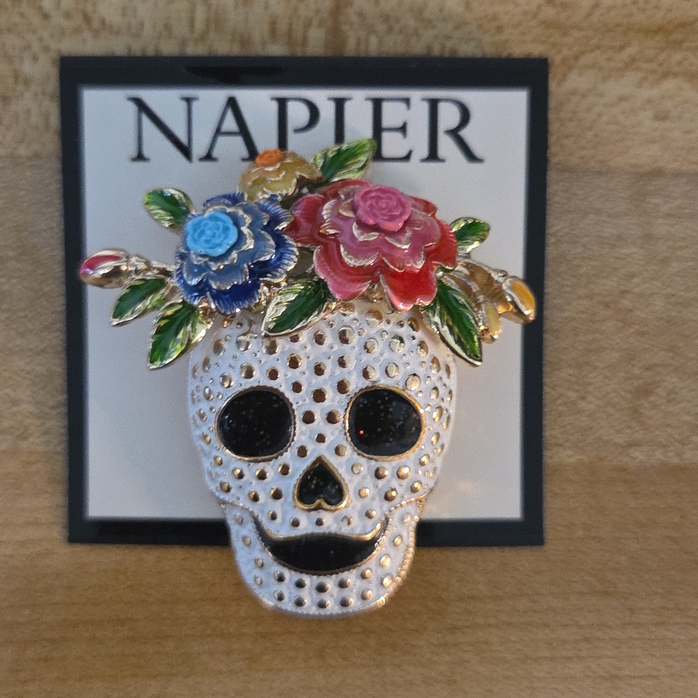 NWT "Napier" Day Of The Dead Pin/Brooch